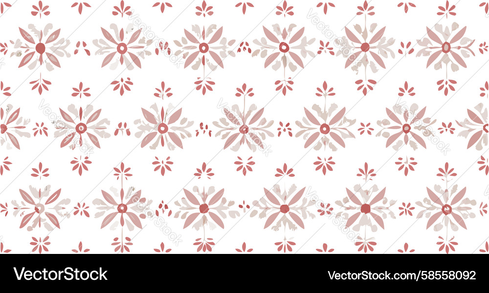 Red Geometric Abstract Pattern Vector Image