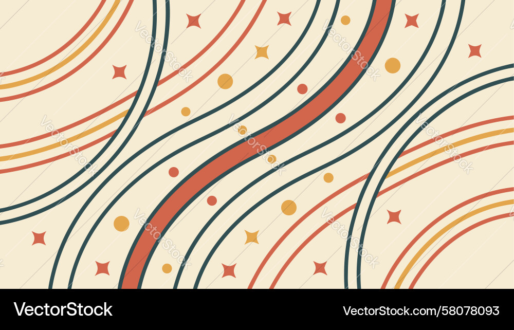 Diagonal Wavy Line Pattern Vector Image