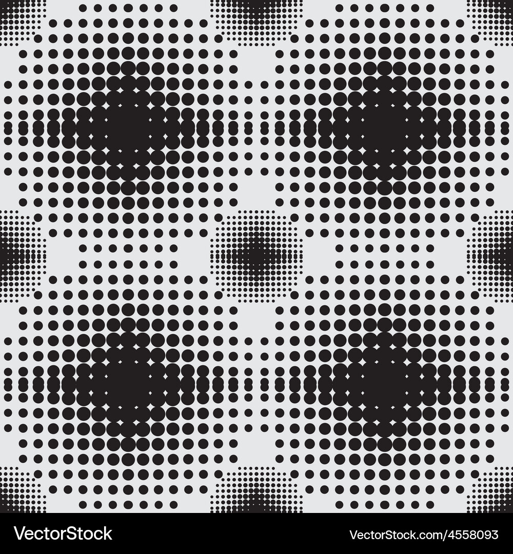 Halftone-background-seamless-pattern-04 Vector Image