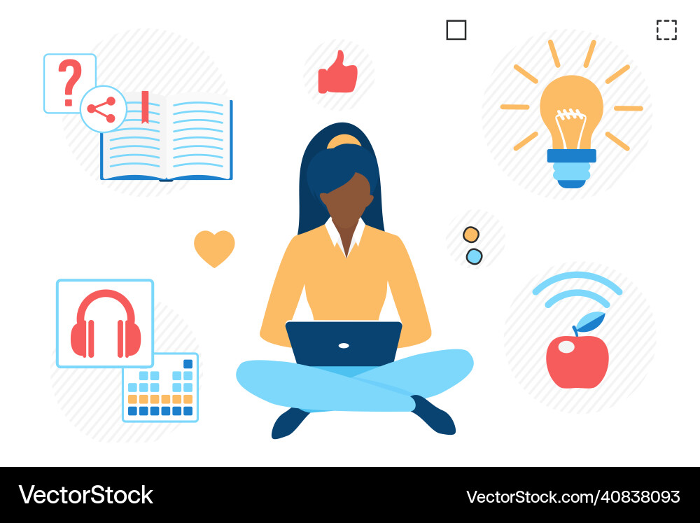 Learning and Development Vector Image
