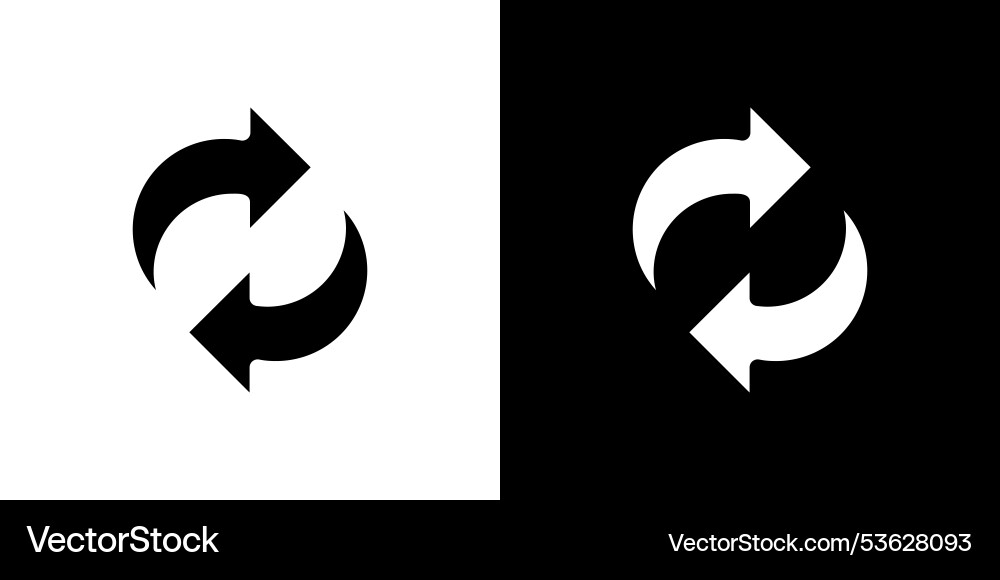Refresh icon set Refresh icon set Vector Image