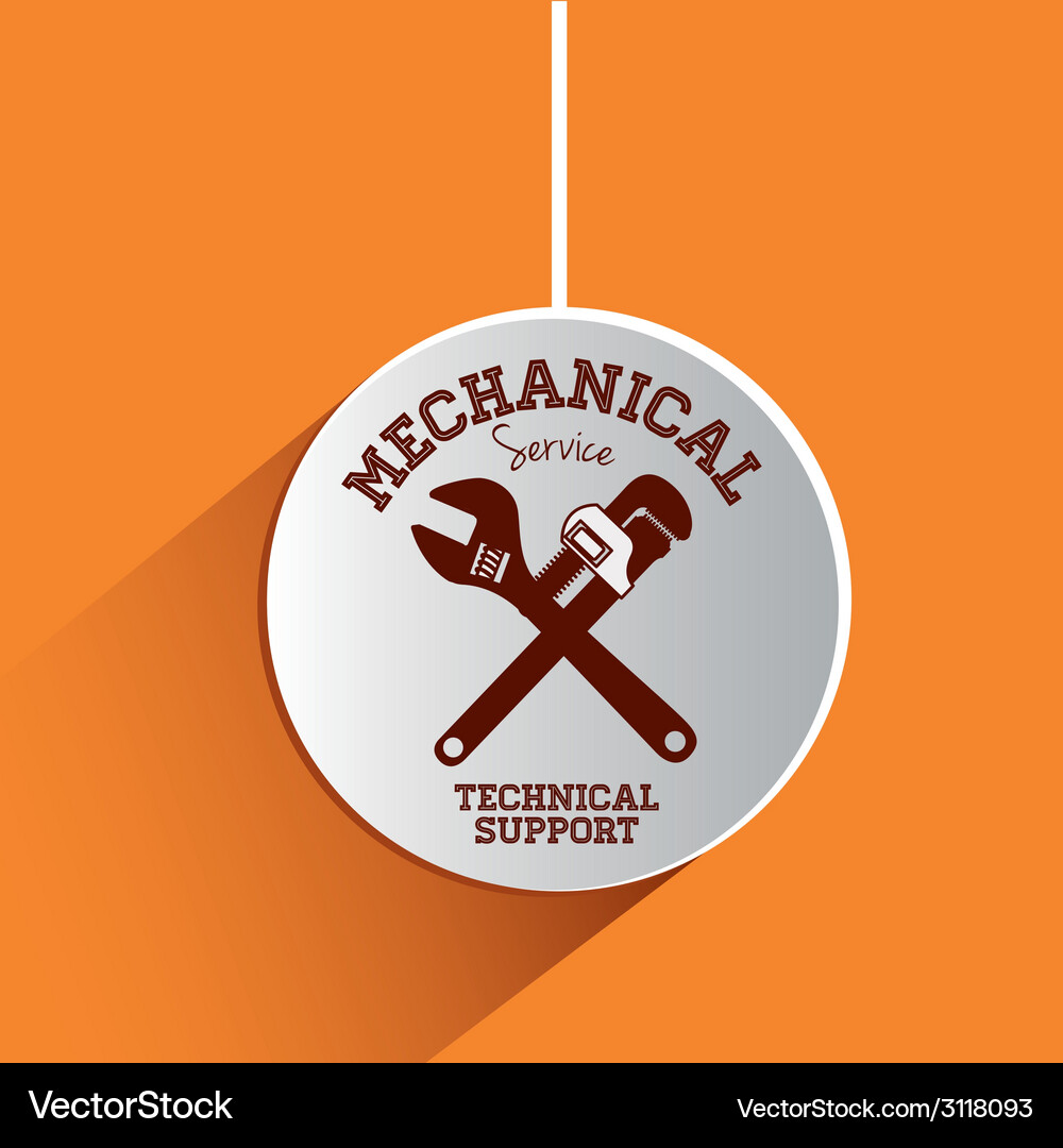 Tools design over yellow background Vector Image