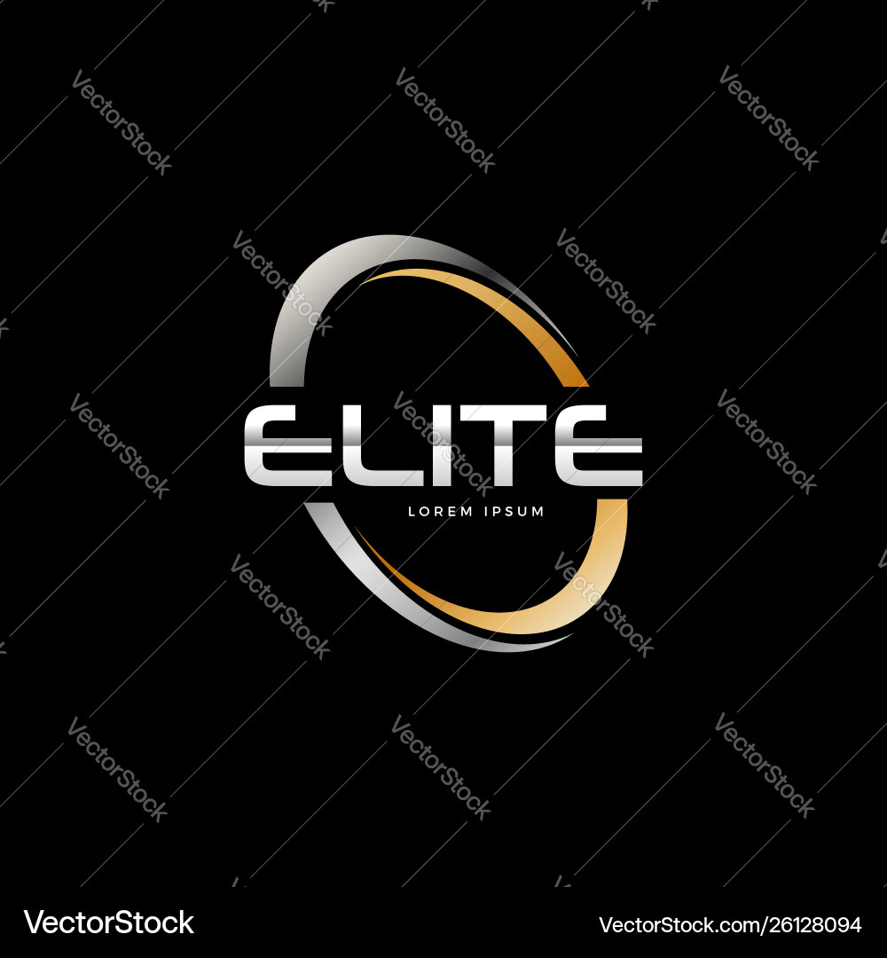 Gold Silber Runde Kreis Logo Vorlage Zeichen Gold Silber Runde Kreis Logo Vorlage Zeichen vektorbild