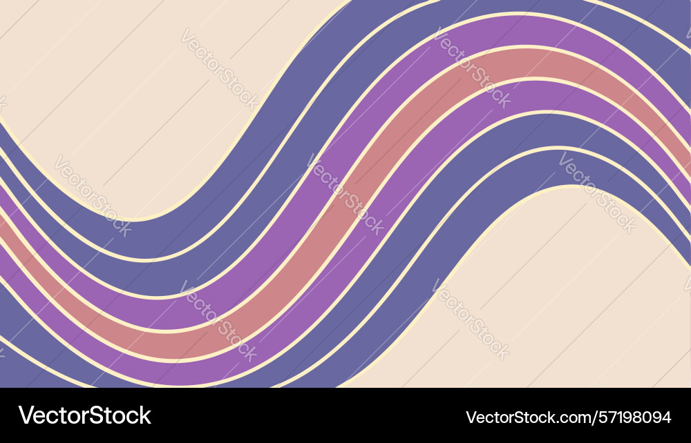 Gradient flowing waves abstract background vector image