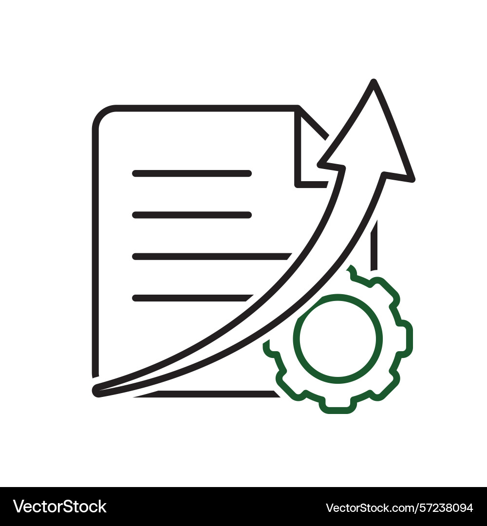 Optimization icon content document Optimization icon content document vector image