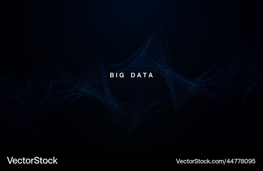 Abstract big data quantum design Abstract big data quantum design vector image