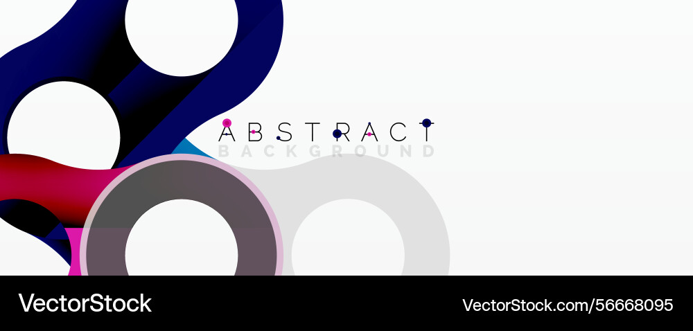 Modern design features overlapping circles Modern design features overlapping circles Vector Image