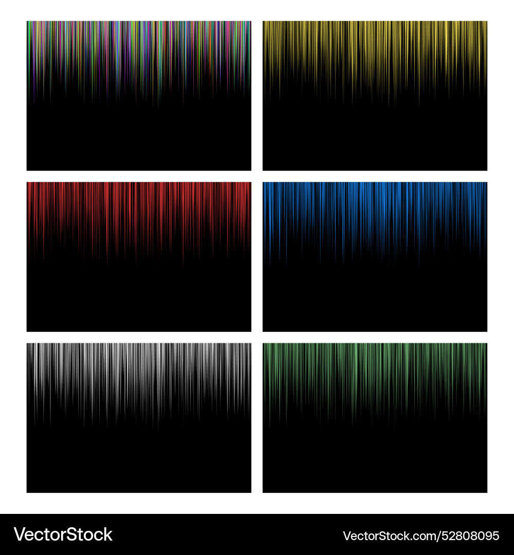 Vertical lines abstract business card background Vector Image