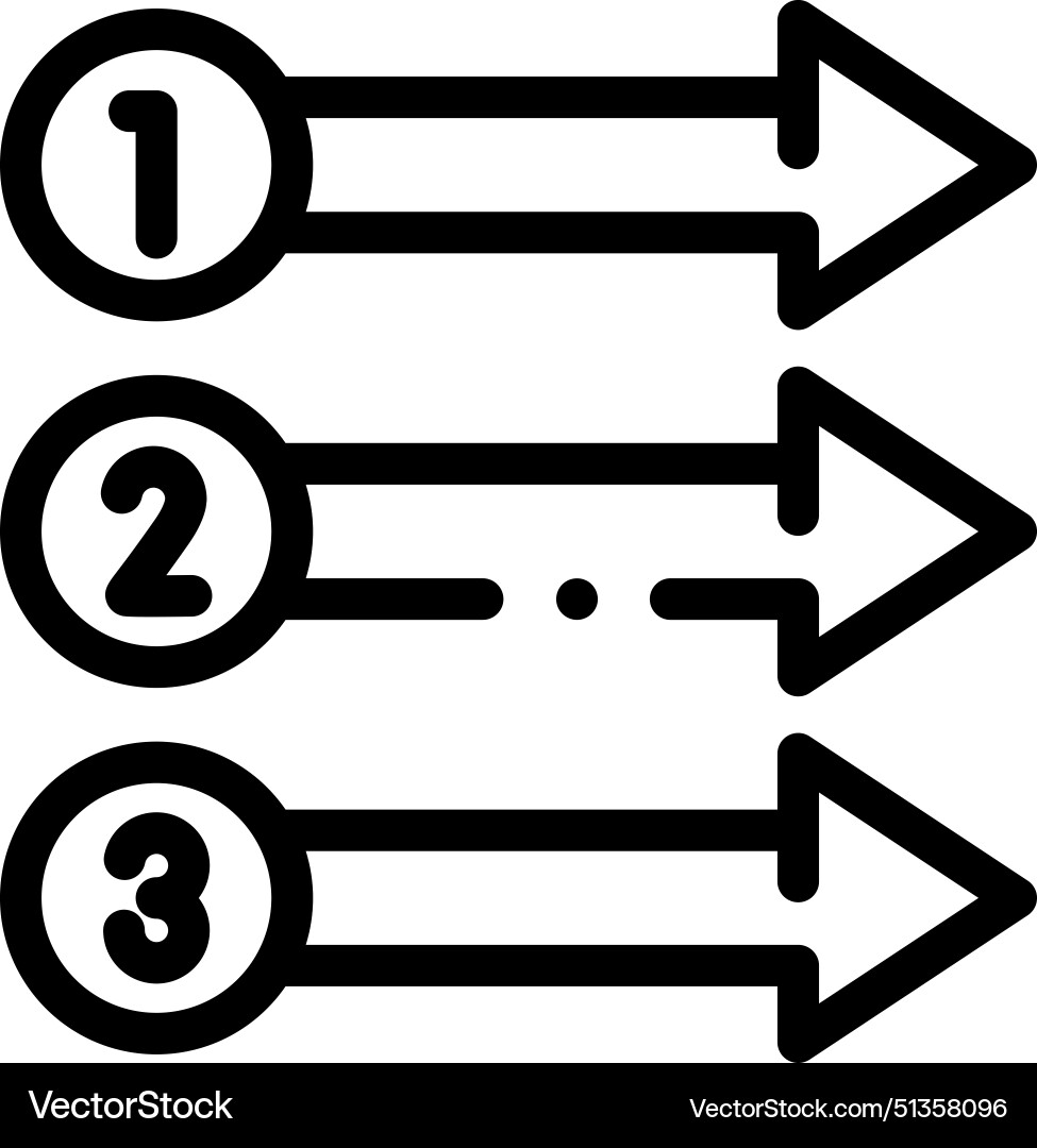 Arrows icon thin linear style design isolated Arrows icon thin linear style design isolated vector image