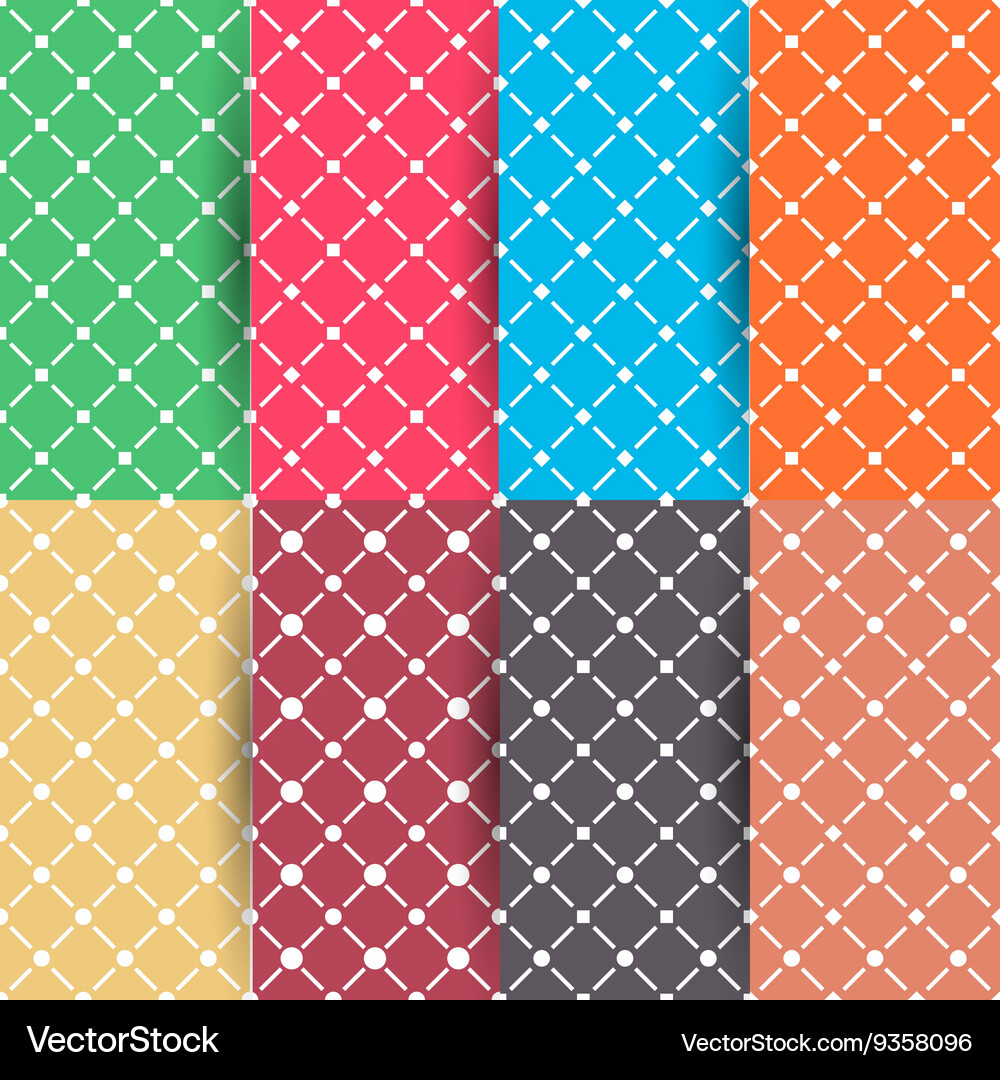 Set of seamless pattern Vector Image