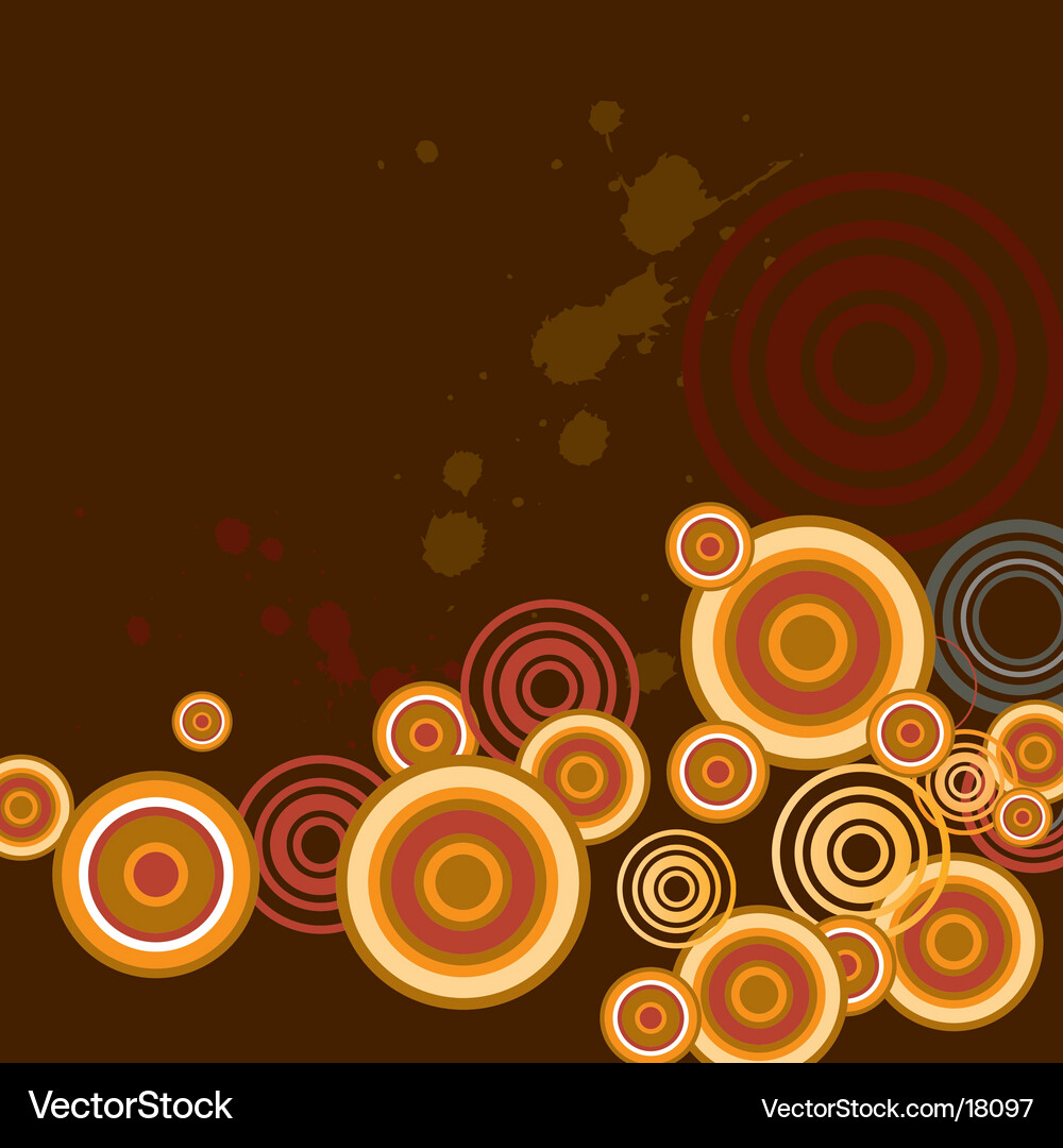 Abstract Circle Background Vector Image
