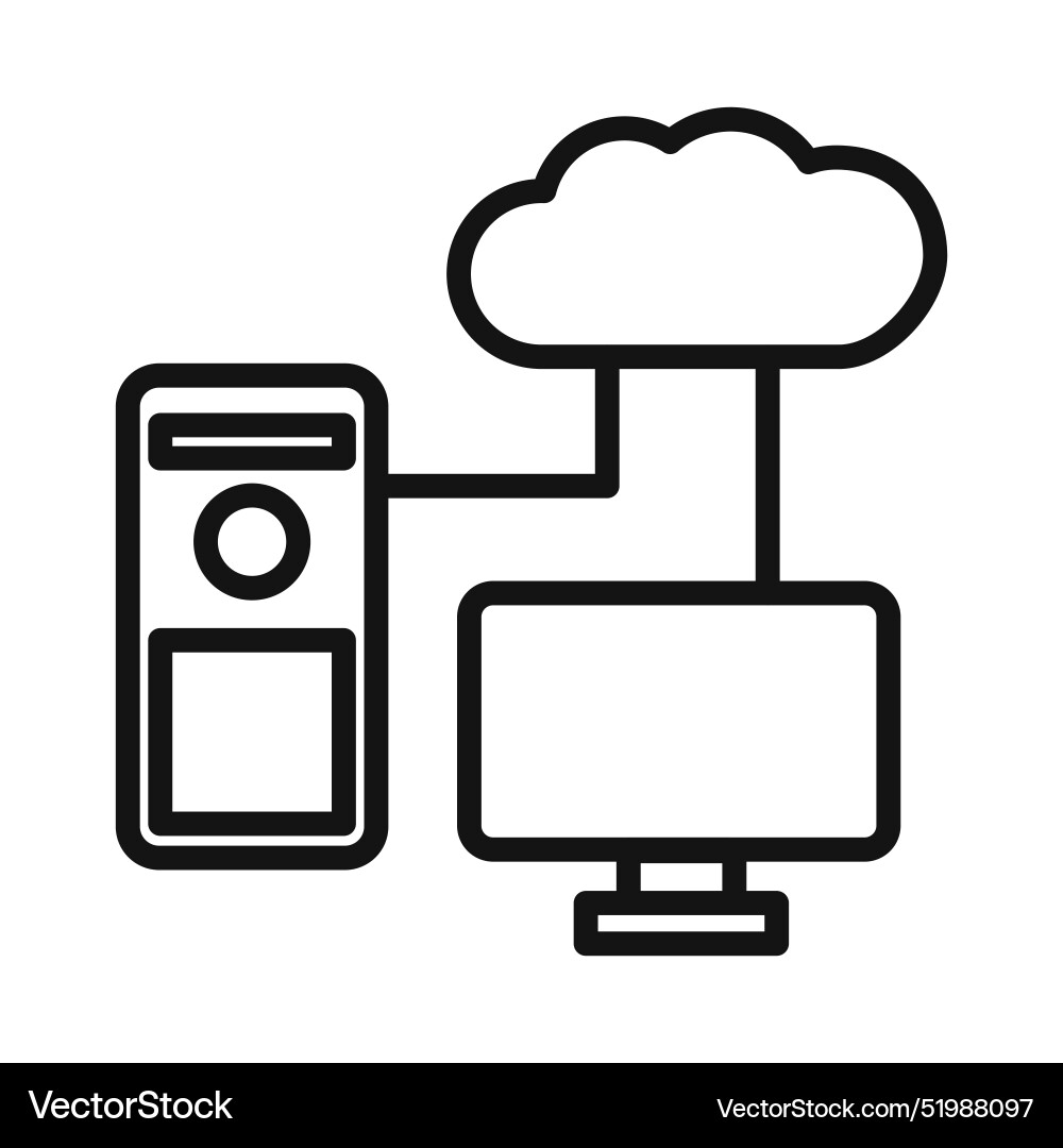 Data sync icon mark in filled style Data sync icon mark in filled style vector image