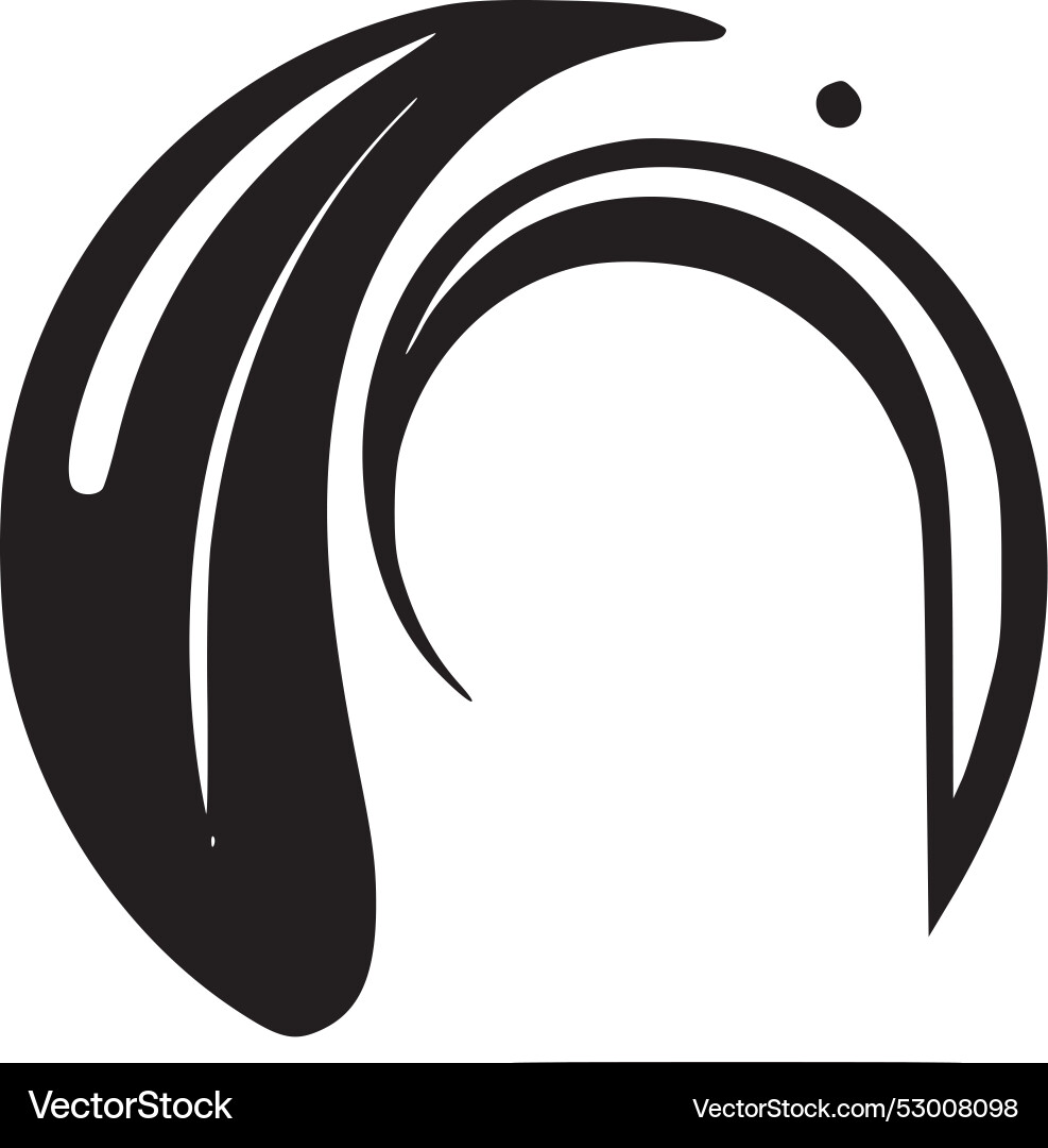 Abstract - minimalist and flat logo Royalty Free Vector