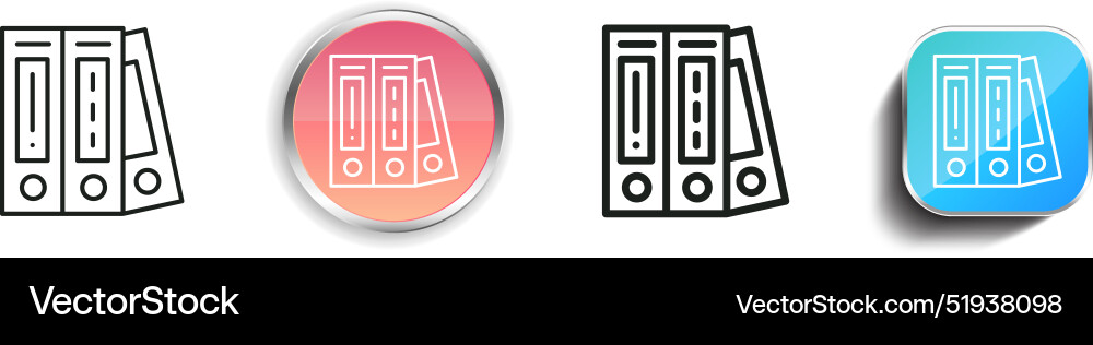Blinder icon thin linear regular and button style Blinder icon thin linear regular and button style Vector Image
