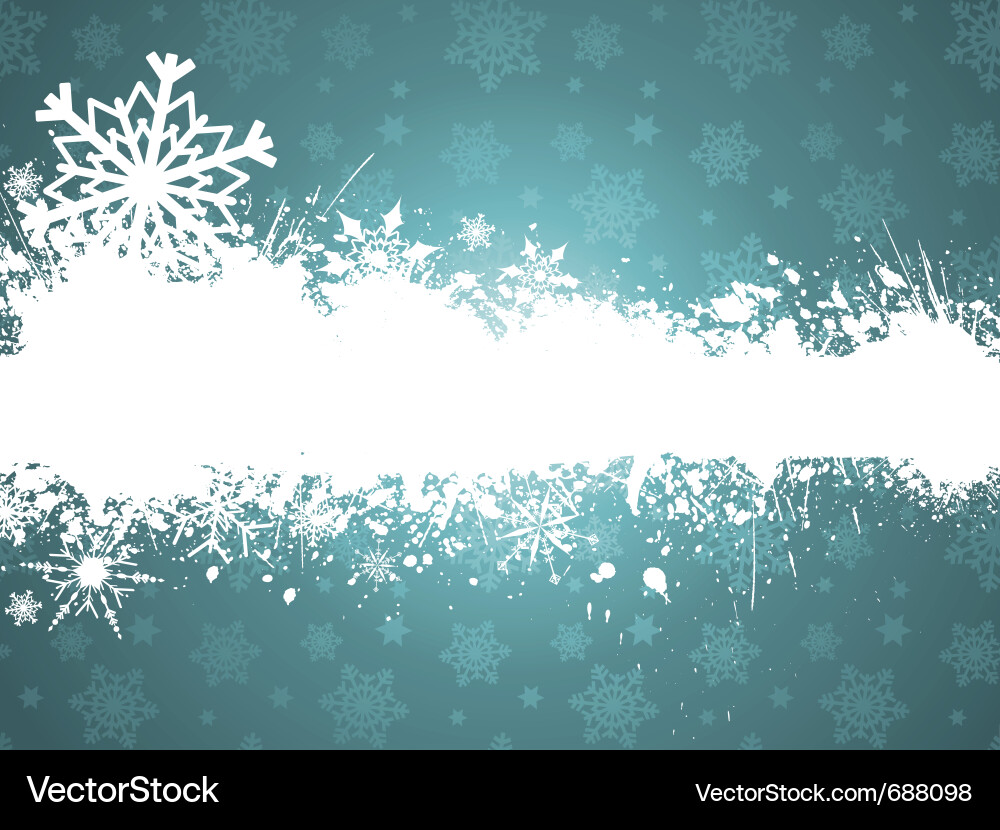 Christmas Snowflake Background Vector Image