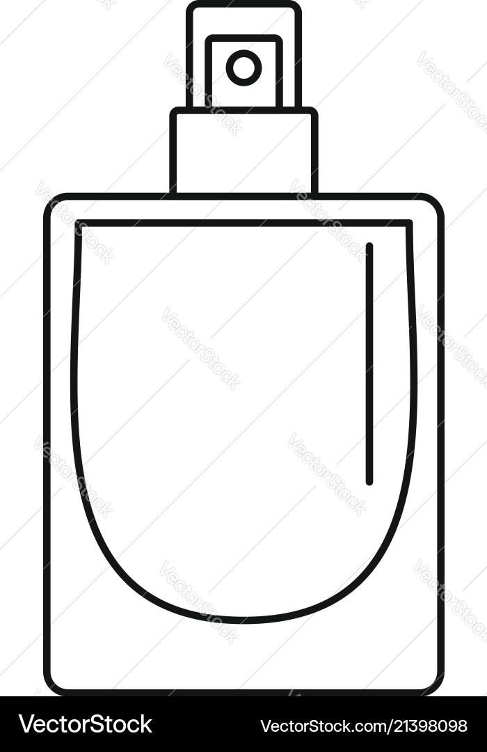 French perfume icon outline style French perfume icon outline style vector image