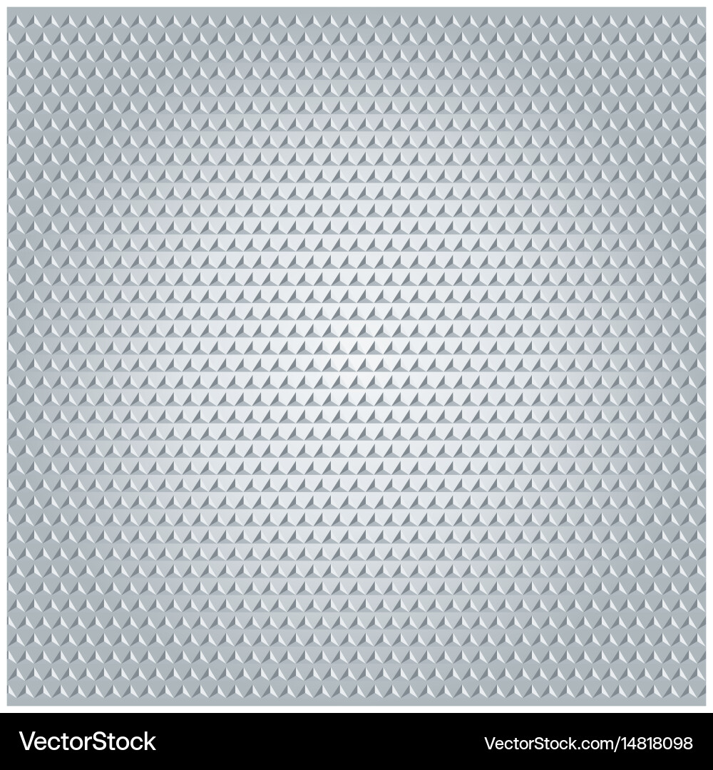 Metallic Triangular Pyramid Pattern vector image