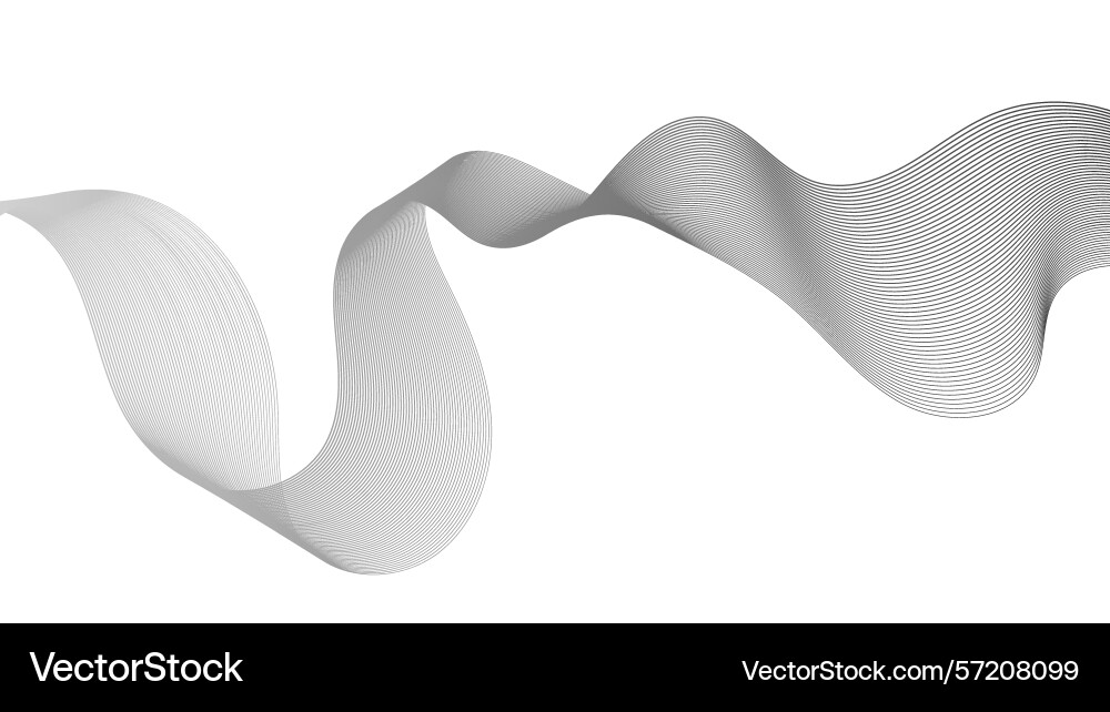 Abstract backdrop with grey wave gradient lines Abstract backdrop with grey wave gradient lines vector image