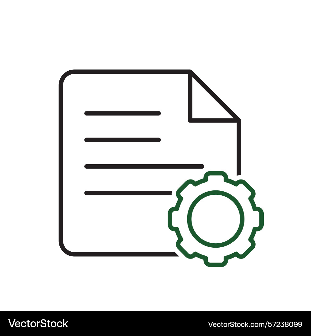 Optimization icon content document Optimization icon content document vector image