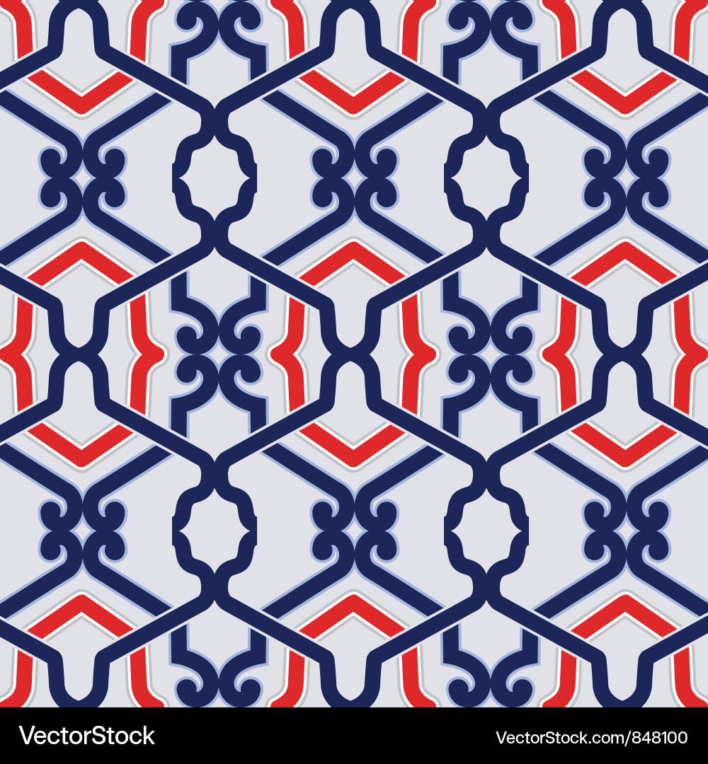 Ancient pattern background vector image