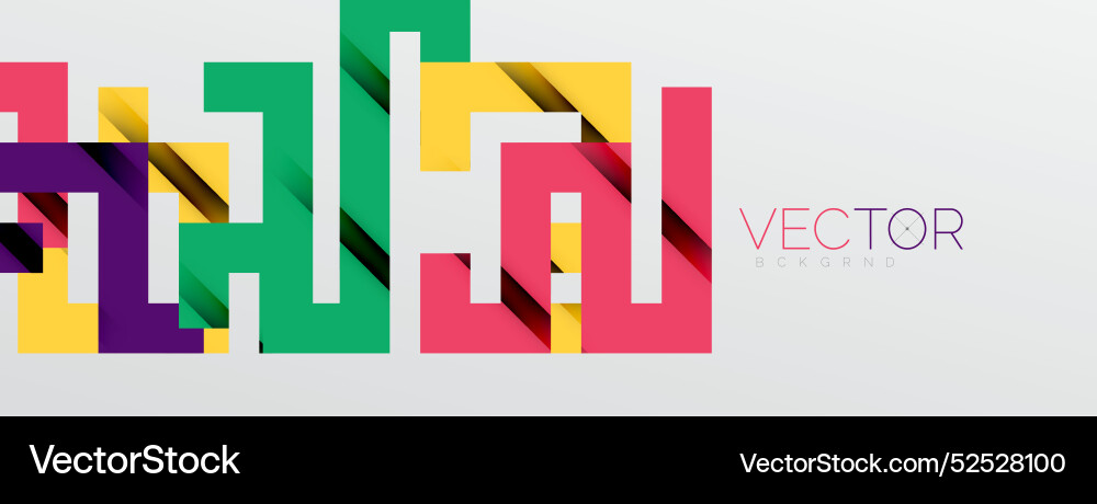 Color bend lines with shadow texture effect Vector Image