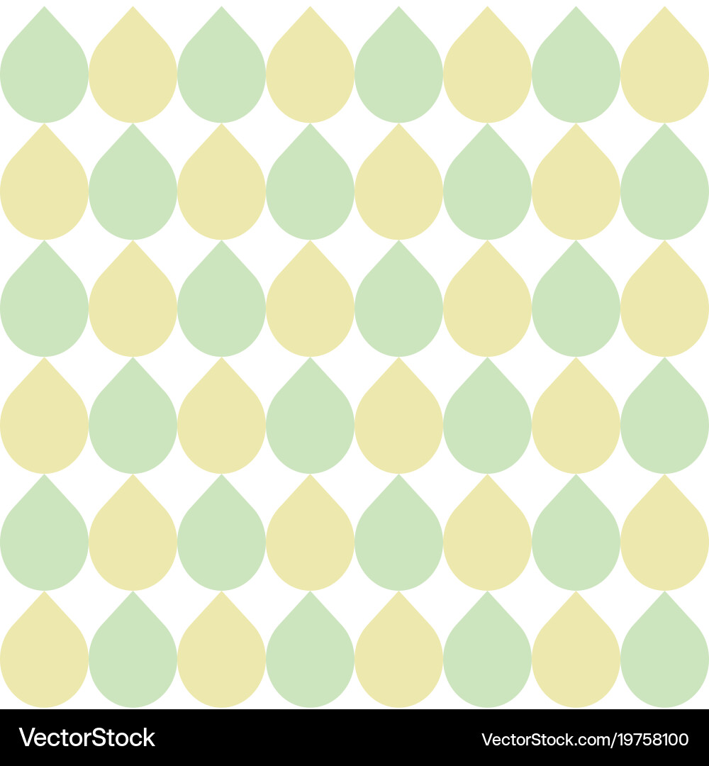 Raindrop shape repeating seamless pattern design Vector Image