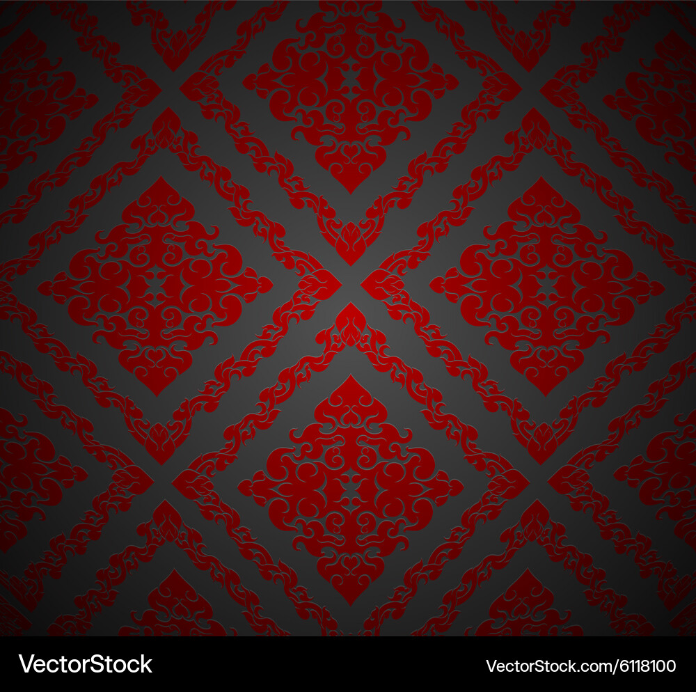 Red pattern Vector Image
