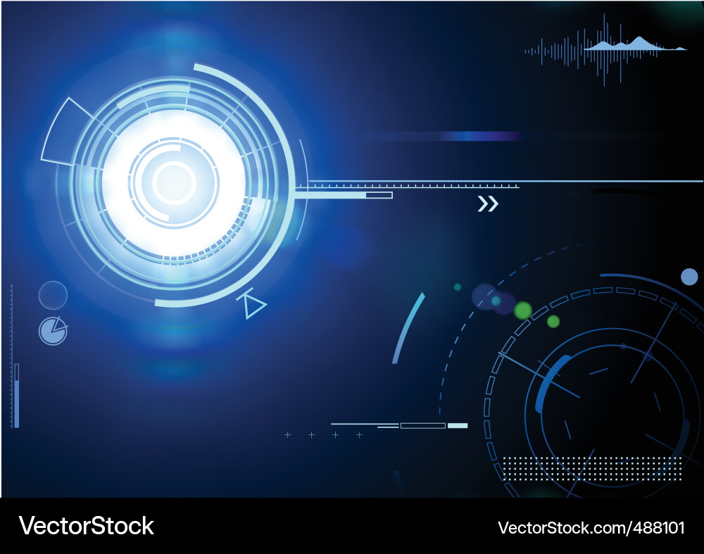 Abstract Techno Background Vector Image