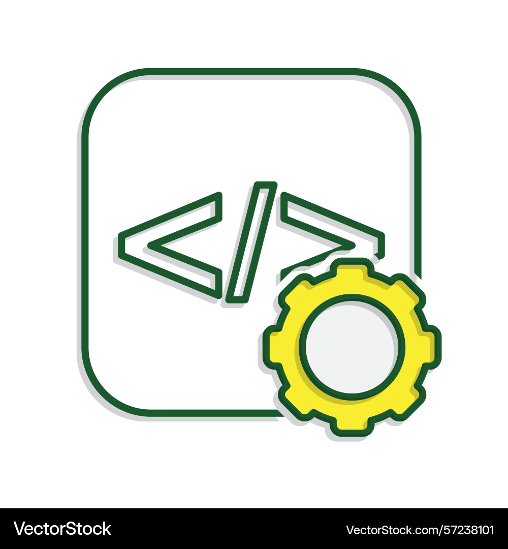 Optimization icon it infrastructure Optimization icon it infrastructure vector image