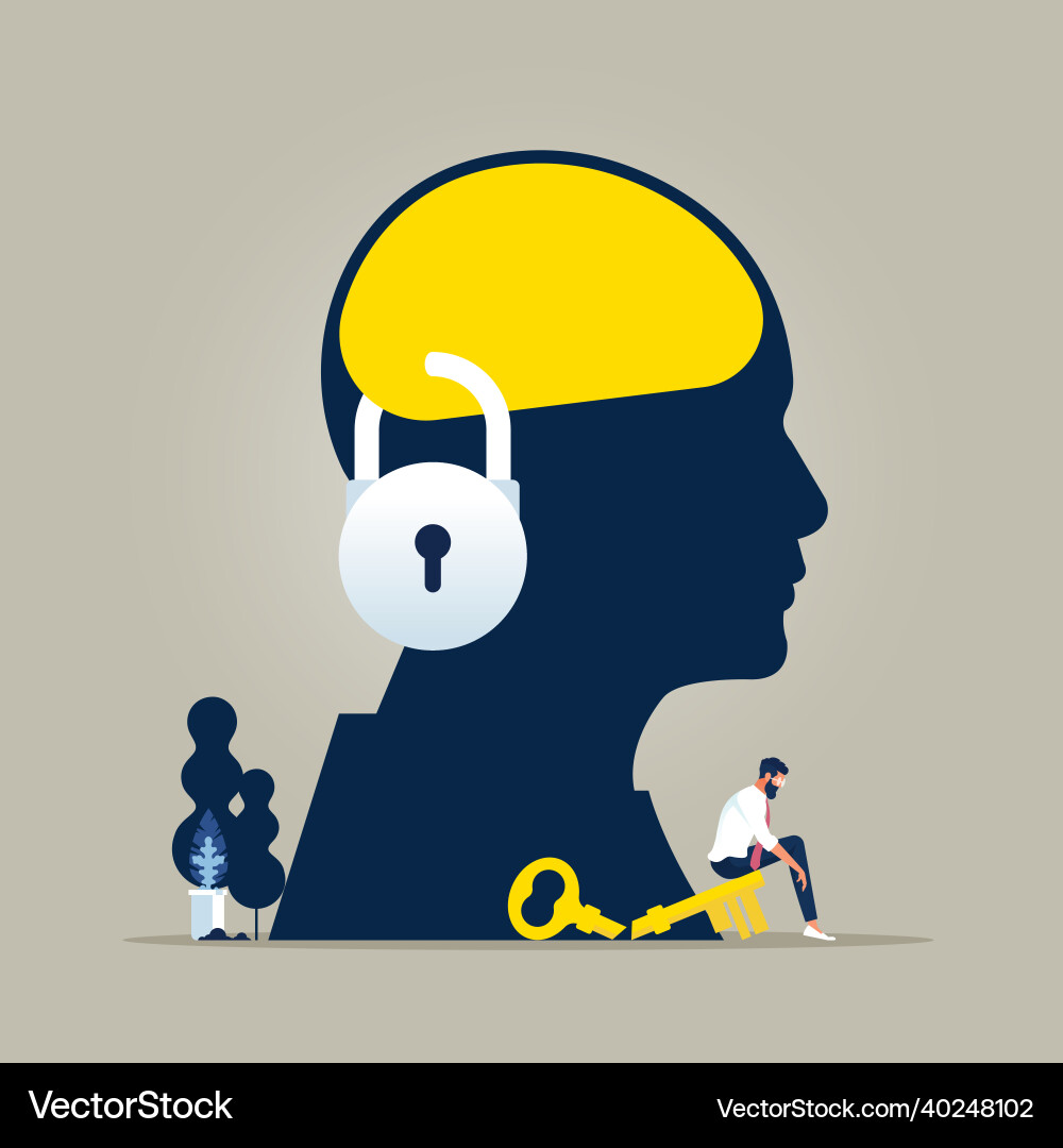 About fixed mindset and negative think About fixed mindset and negative think vector image