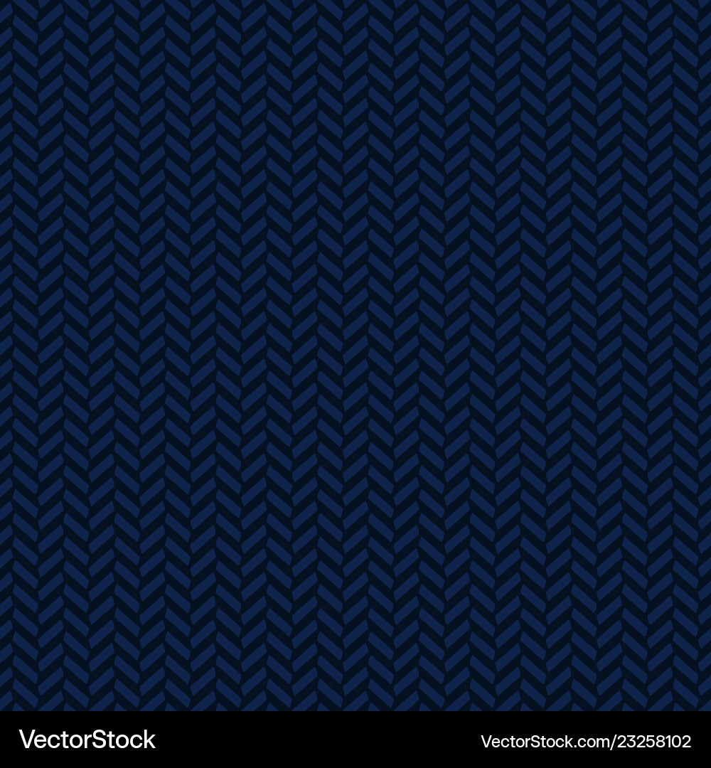 Blue herringbone decorative pattern background Vector Image