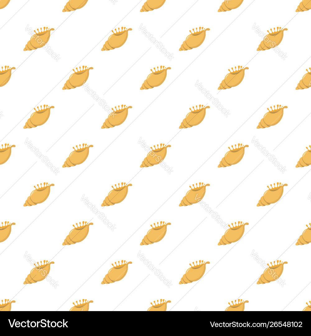 Exotic shell pattern seamless vector image