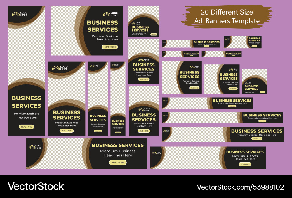 Horizontal header web banner Horizontal header web banner Vector Image