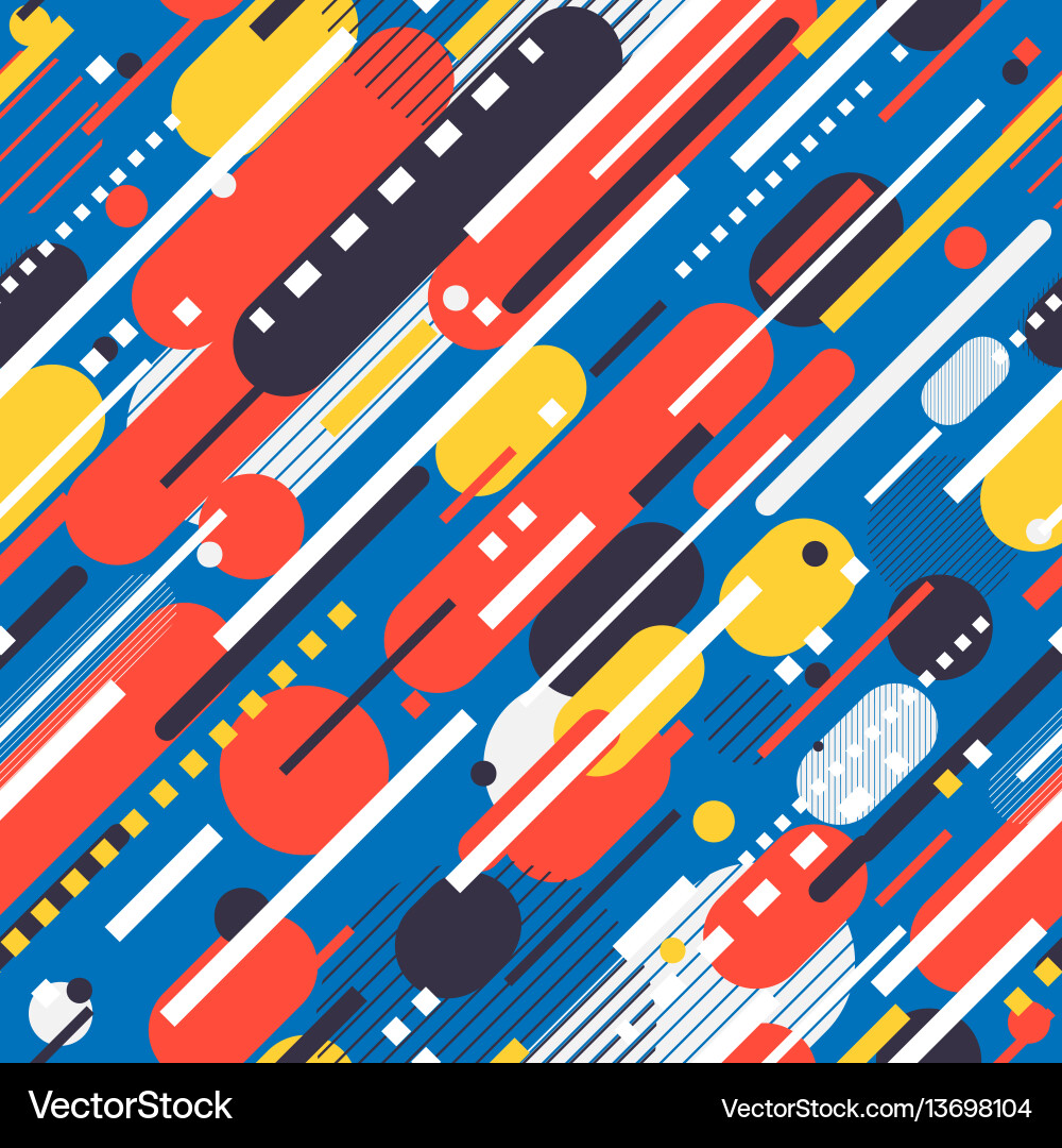 Geometric Parallel Pattern Vector Image