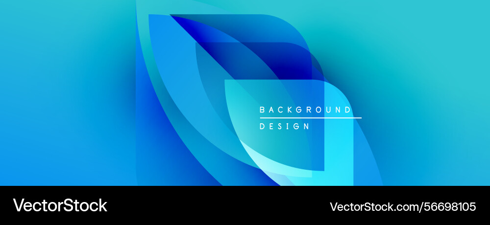 Abstract blue design layered shapes create Abstract blue design layered shapes create vector image