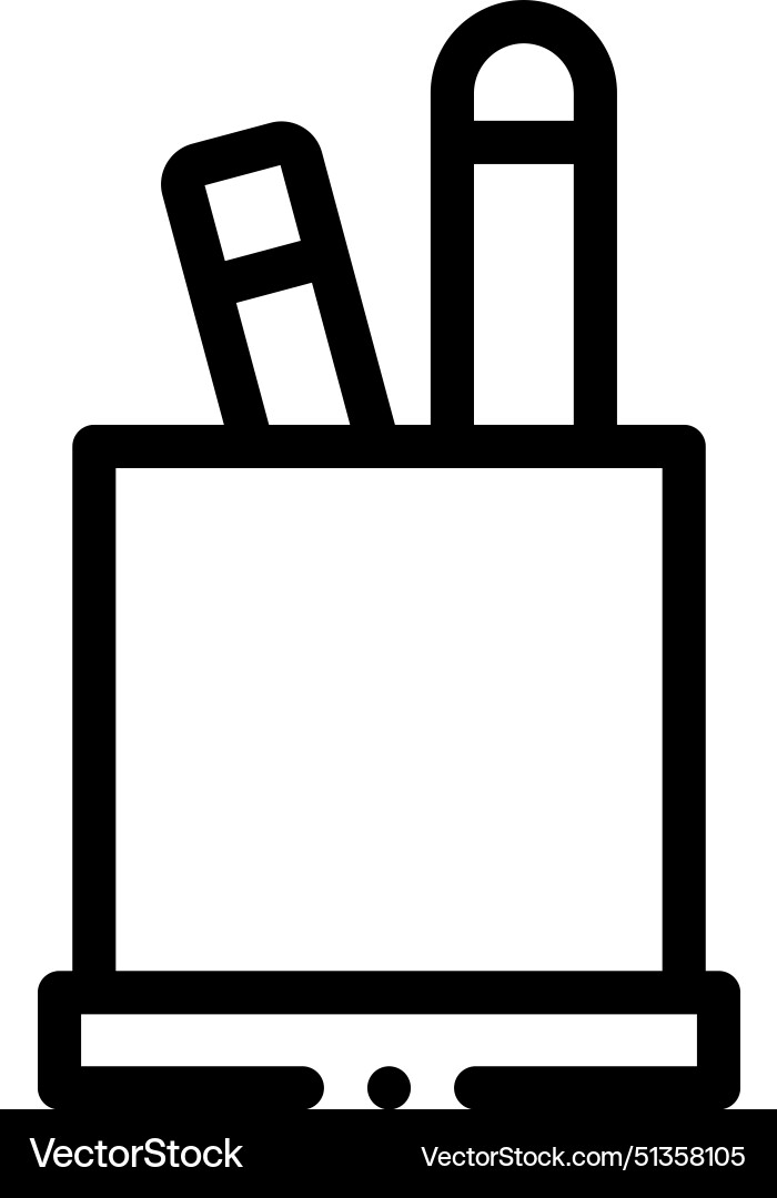 Art and design icon thin linear style Art and design icon thin linear style vector image