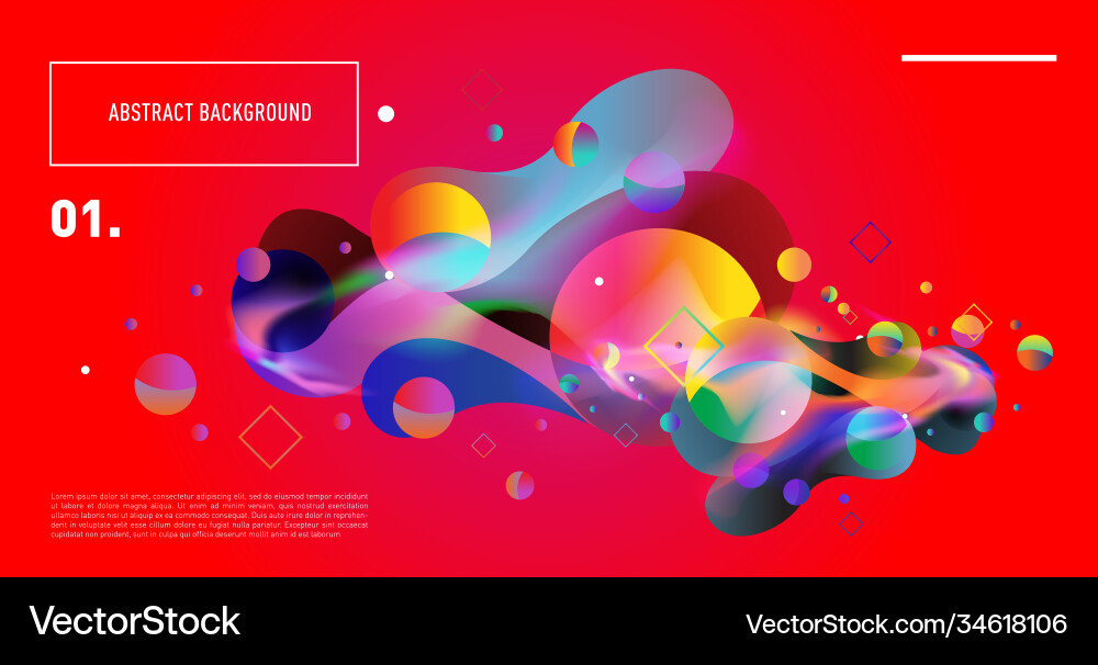 Colorful abstract fluid gradient pattern Colorful abstract fluid gradient pattern vector image