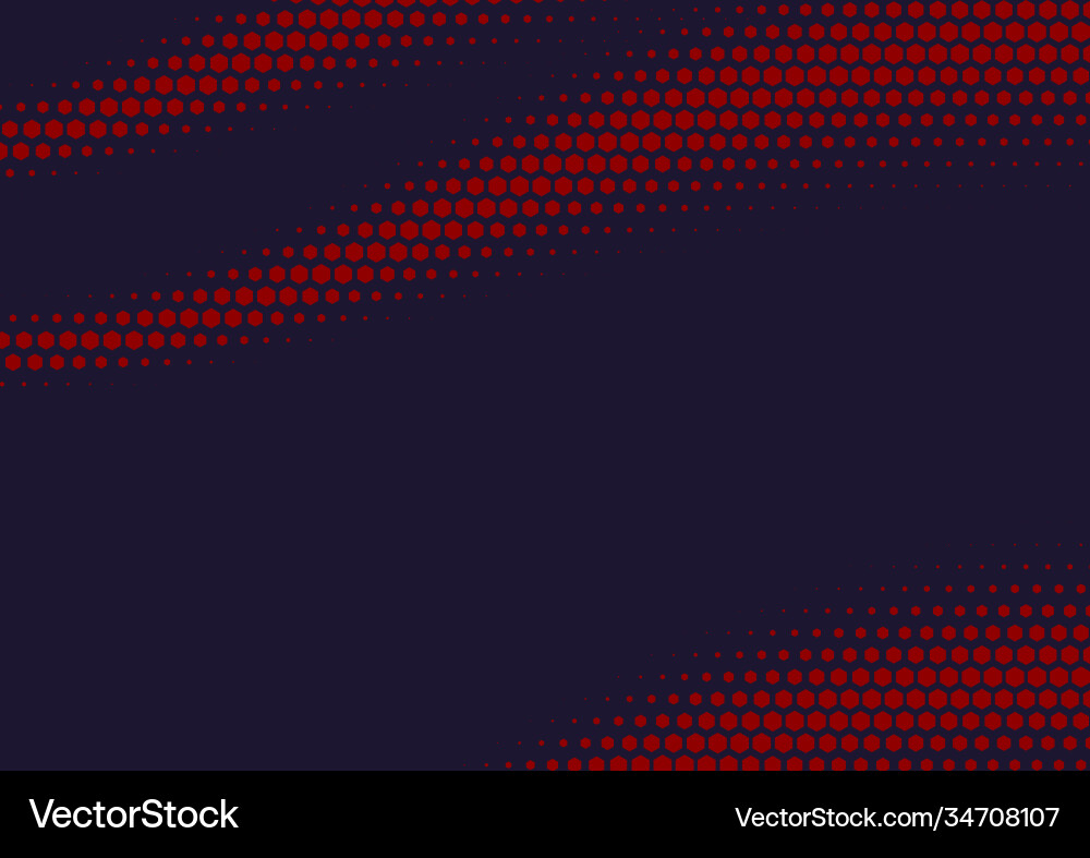 2d abstract geometric wave hex halftone pattern 2d abstract geometric wave hex halftone pattern vector image