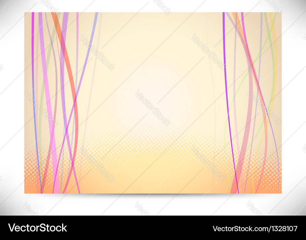 Beautiful background with halftone lines Vector Image