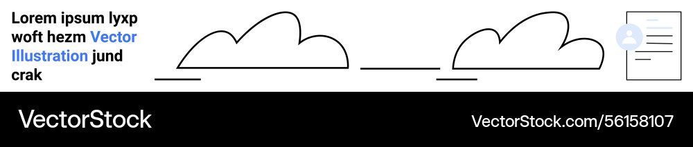 Cloud data storage concept with document transfer vector image
