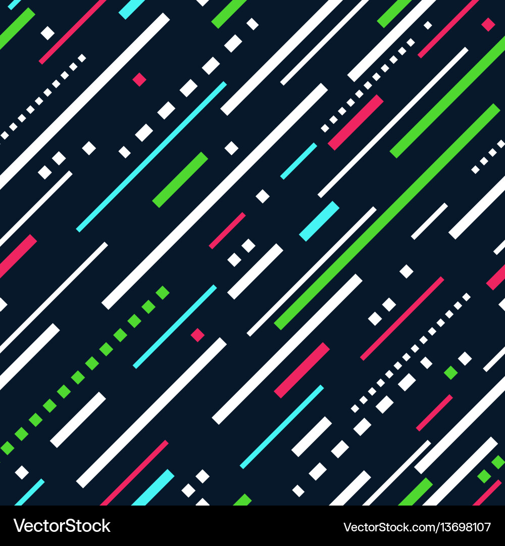 Diagonal Colored Lines Pattern vector image