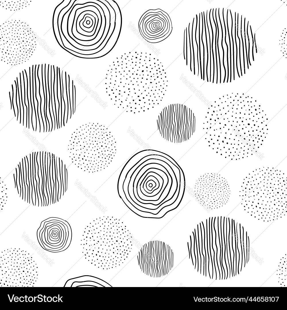 Dotted Circle Pattern vector image