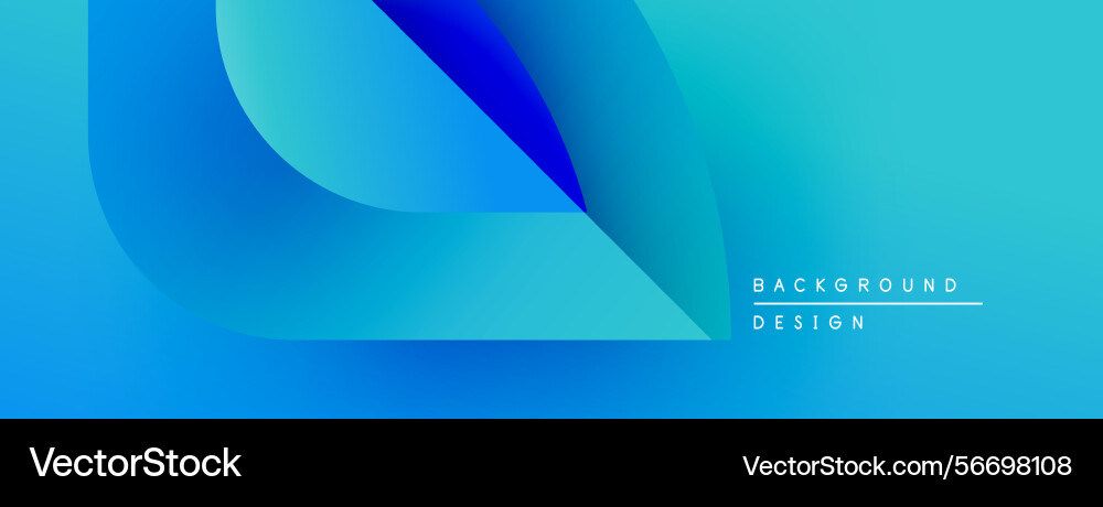 Abstract blue gradient layers create dynamic Abstract blue gradient layers create dynamic vector image