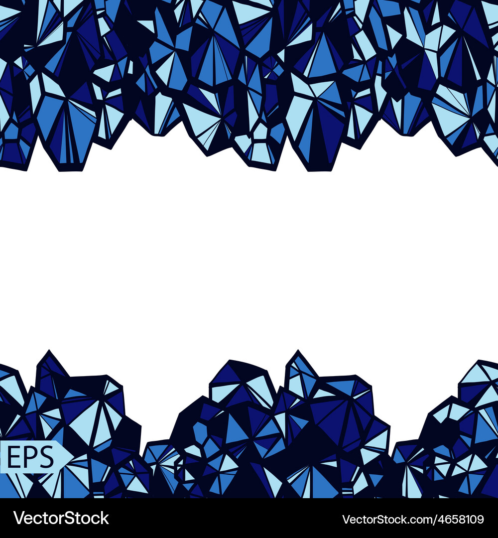 Abstract Crystal Pattern Background Vector Image
