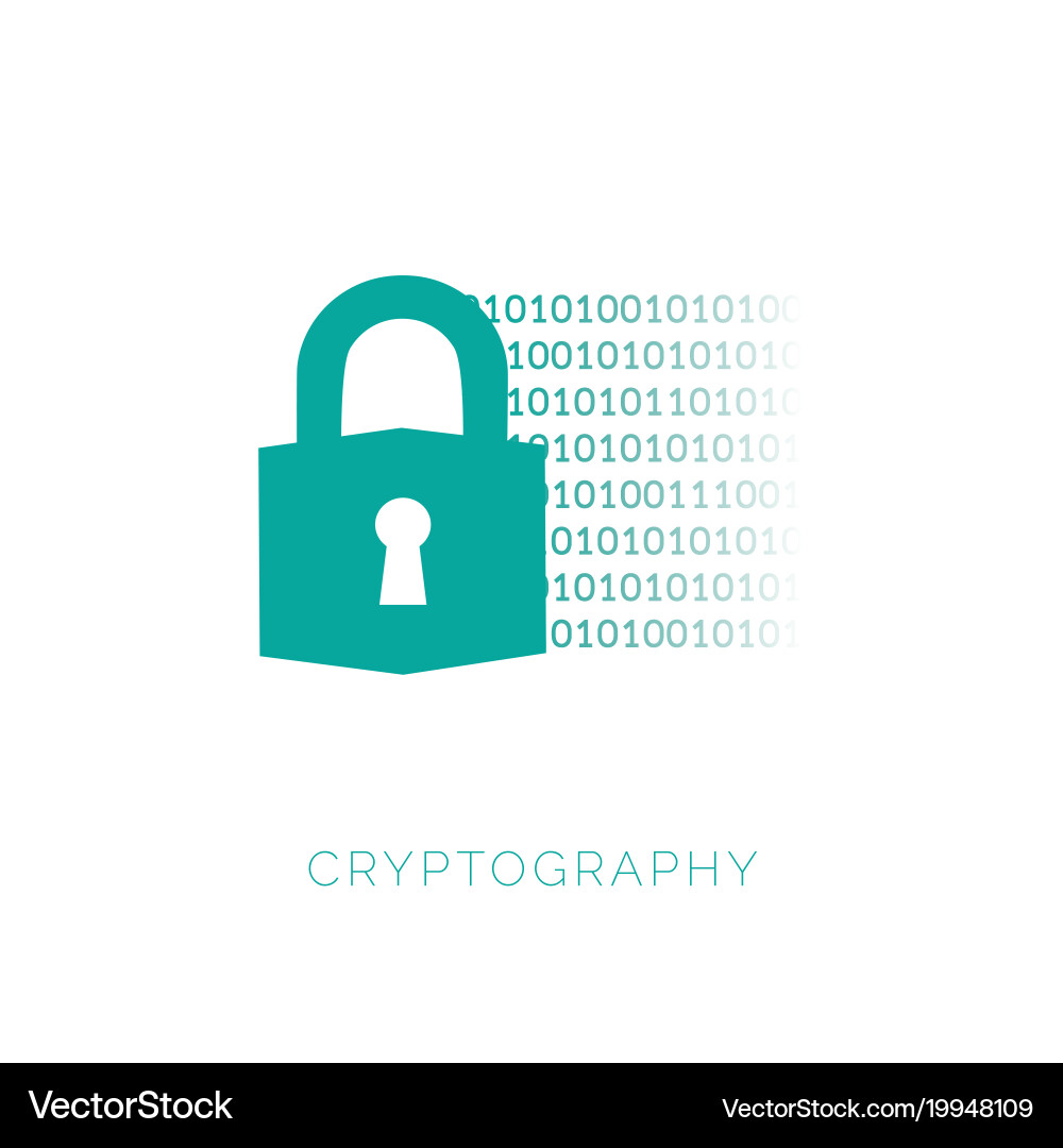 Cryptography Security Concept vector image