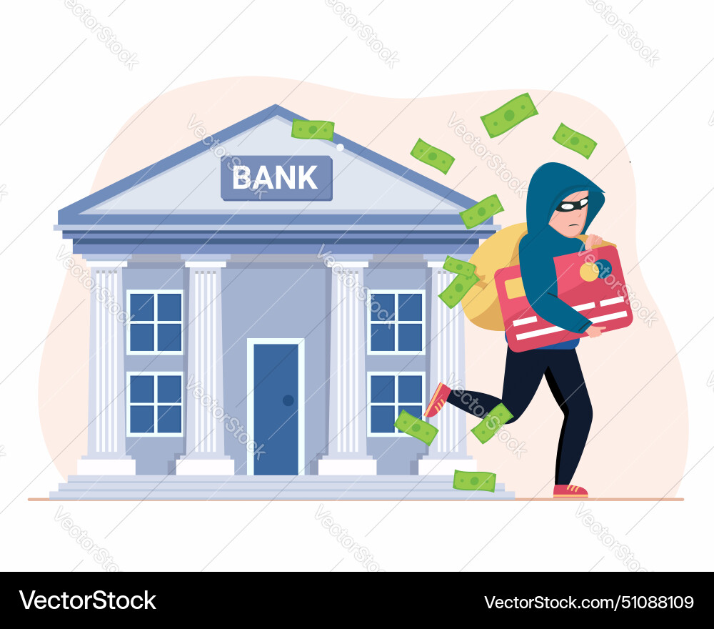 Stealing confidential data cyber crime Royalty Free Vector