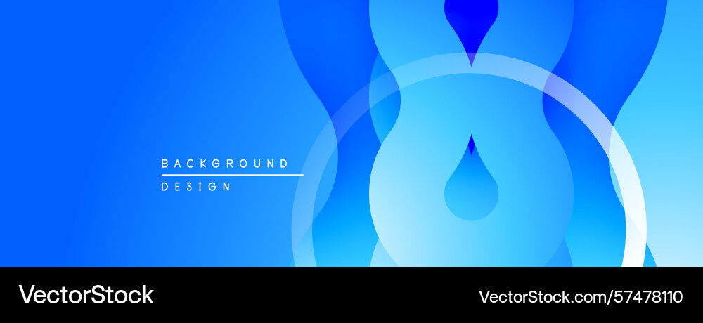Abstract blue background overlapping shapes Abstract blue background overlapping shapes Vector Image