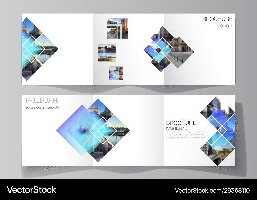 Minimal editable layout square Minimal editable layout square vector image