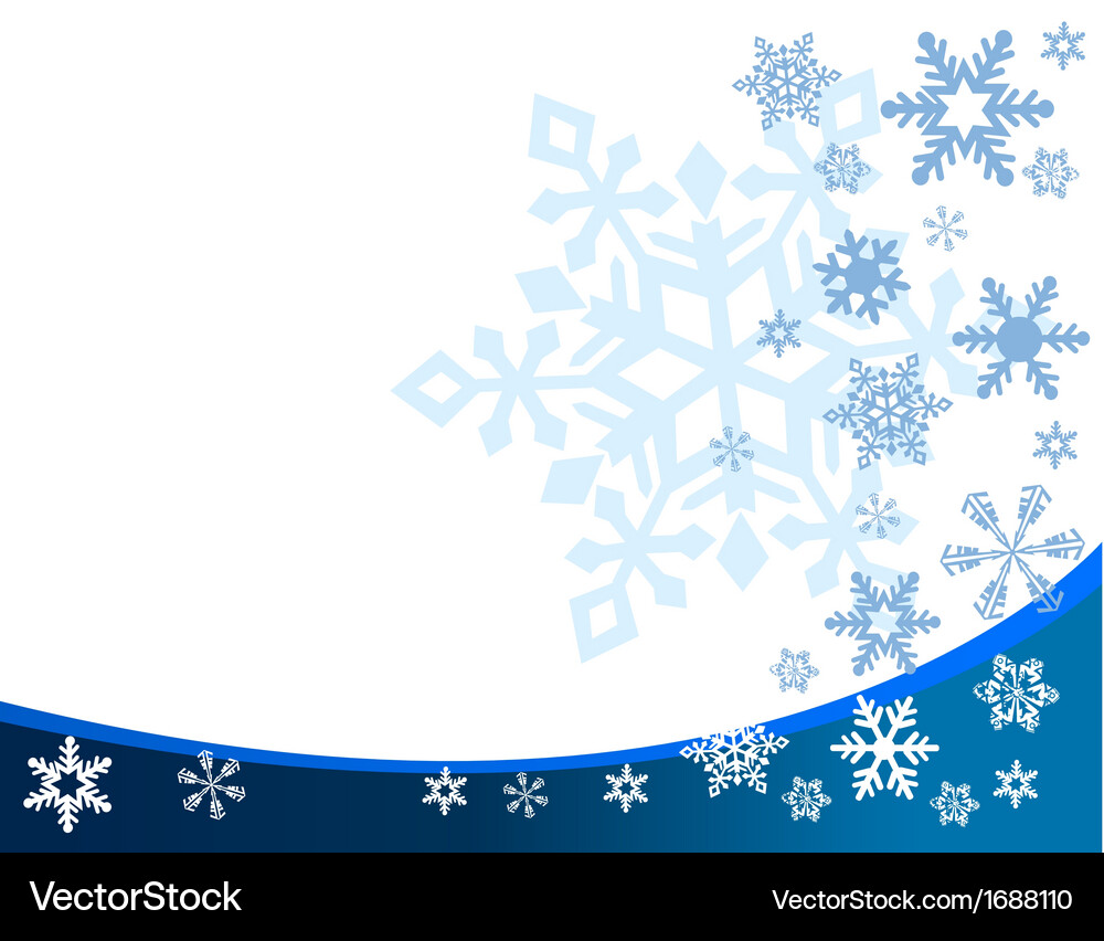Snowflake background Vector Image