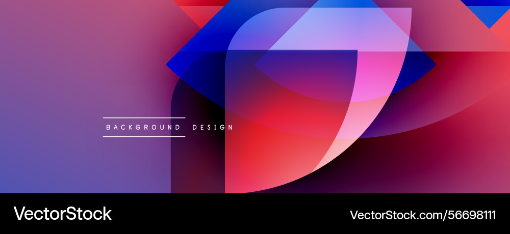Abstract fluid shapes overlap creating vibrant Abstract fluid shapes overlap creating vibrant vector image